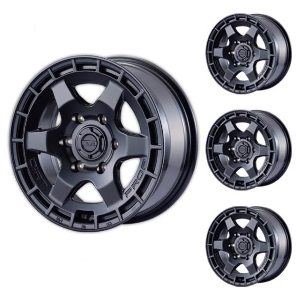 モーターファーム DIRT PROP 16x7.0J   6H/139.7　+38 マットブラック ...