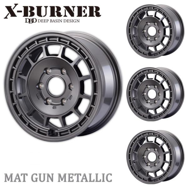 モーターファーム X-BURNER 16x7.0J  6H/139.7　+38 ガンメタリック [５...