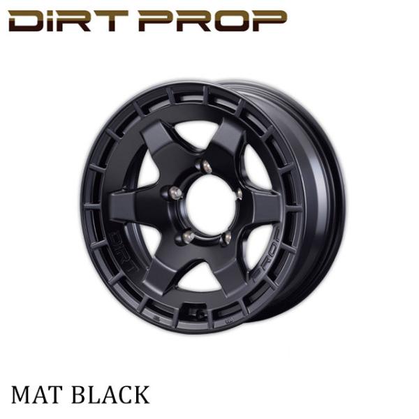 モーターファーム DIRT PROP 16x6.0J  5H/139.7 -5 マットブラック (１...