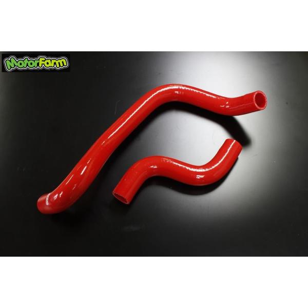 Motor Farm (モーターファーム) ラジエターシリコンホース　ジムニー JB23　レッド