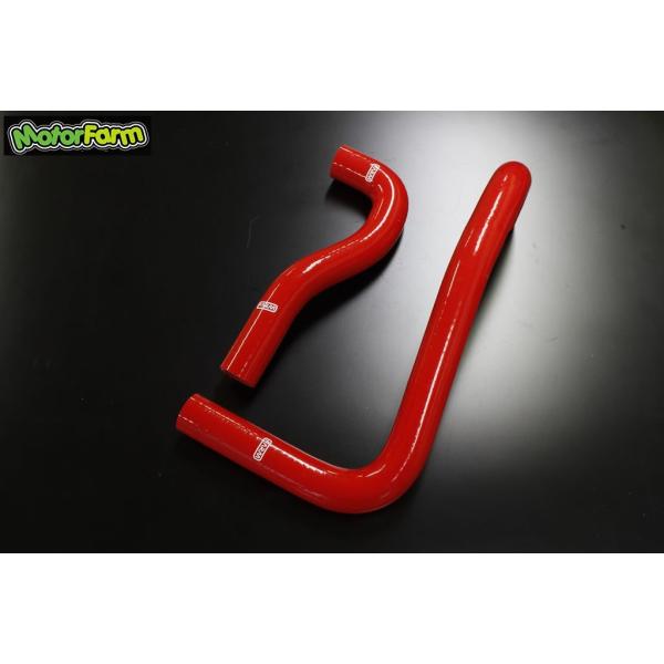Motor Farm (モーターファーム) ラジエターシリコンホース　ジムニー SJ30　レッド