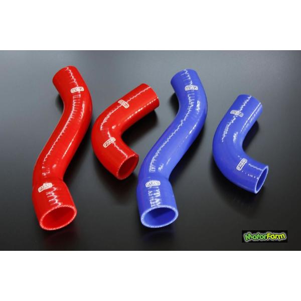 Motor Farm (モーターファーム) シリコンターボホース　ジムニー JA11　レッド