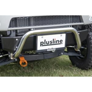 plusline プラスライン HIGH STYLE フロントグリルガード ステンレス製 エブリイワ...
