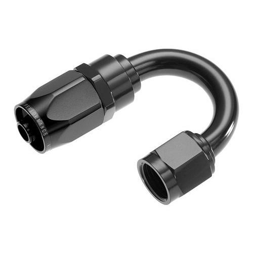 フィッティング ホースエンド #10 ベンド 150° ブラック