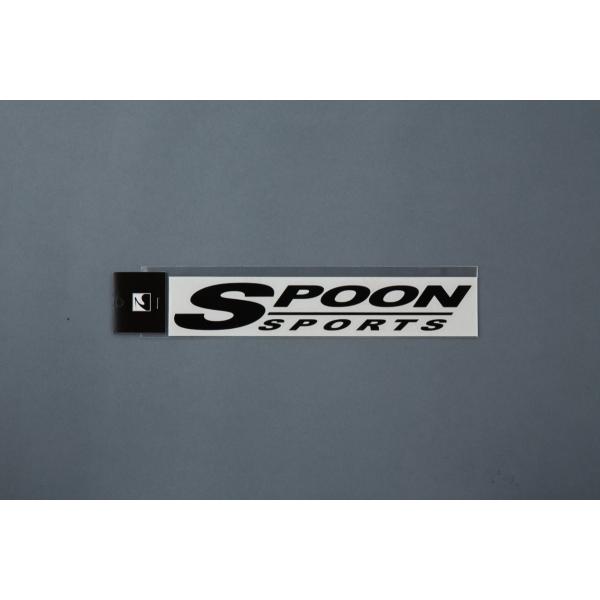SPOON スプーン SPOON SPORTSロゴステッカー【BLACK】 H40mm x W250...