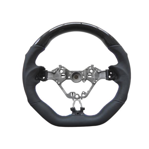 トヨタ 86(ZN6) 後期用 ステアリング (カーボン＆レザー)