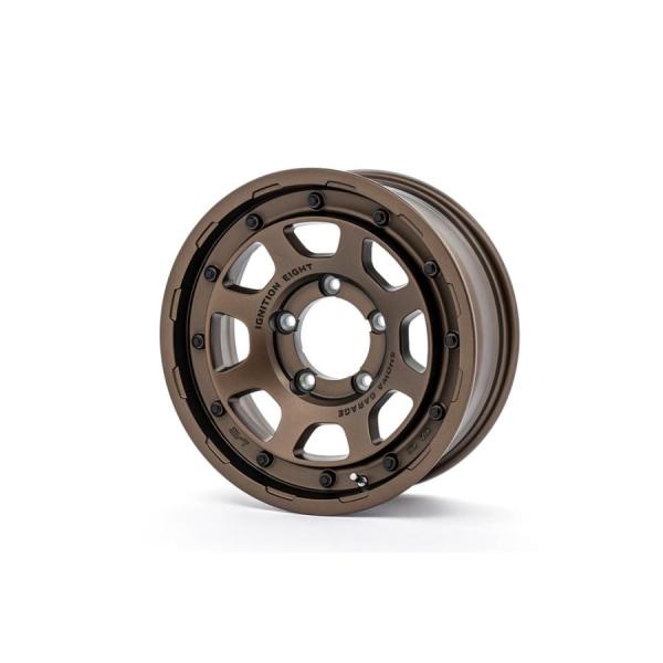 ショウワガレージ IGNITION EIGHT 16×6.0J ±0 (マットブロンズ) ジムニーJ...