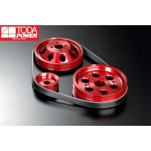 【戸田レーシング】 軽量フロントプーリーKIT 86 zn6 brz zc6 TODA RACING（戸田レーシング） 軽量フロントプーリーKIT 13810-FA2