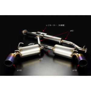 戸田レーシング ハイパワーマフラーセット　ツインサイレンサー仕様（レゾネーター付き） トヨタ 86 ...