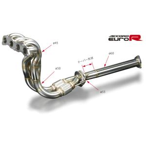 戸田レーシング エキゾーストマニフォールド（4-2-1 SUS） ホンダ アコード EuroR CL...