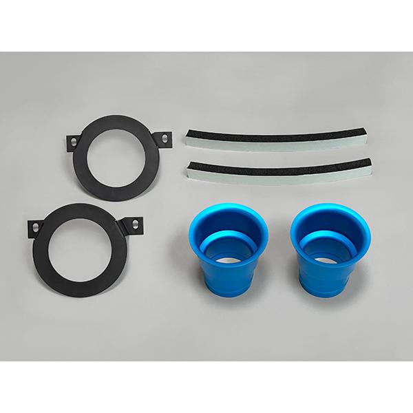 TMスクエア アルミファンネル＆ステー(ブラック) スズキ スイフトスポーツ (ZC33S/32S/...