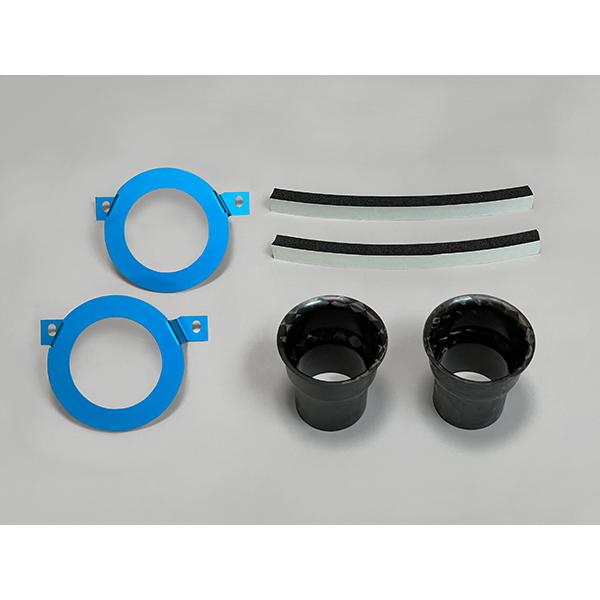 TMスクエア カーボンファンネル＆ステー(ブルー) スズキ スイフトスポーツ (ZC33S/32S/...