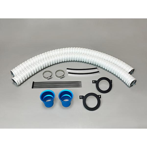 TMスクエア フォグリプレイスエアファンネルキット アルミファンネル＆ステー(BK) スイフト(ZC...