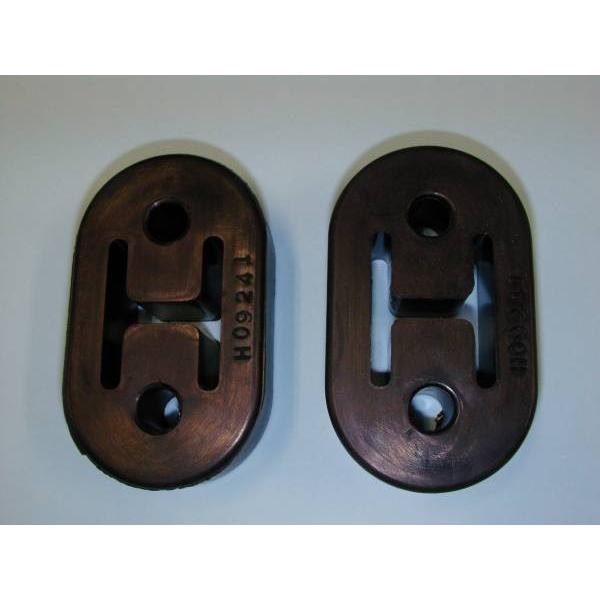 強化マフラーブッシュ(吊りゴム) ９Φ２つ穴 (２個セット) [メール便発送]