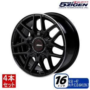 5ZIGEN 5ZIGEN TF500 XC-M 16インチX6.0J 5H/139.7 -5 ブラックリム