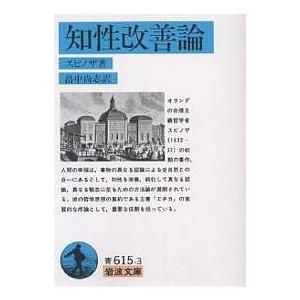 知性改善論/スピノザ/畠中尚志