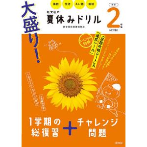 大盛り!夏休みドリル 算数 生活 えい語 国語 小学2年生