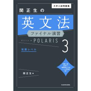 大学入試問題集関正生の英文法ファイナル演習ポラリス 3/関正生