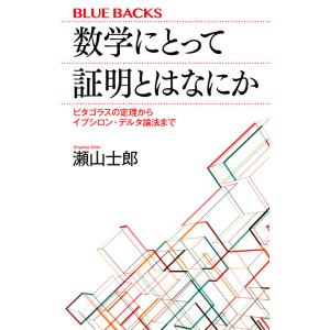 数学にとって証明とはなにか　ピタゴラスの定理からイプシロン・デルタ論法まで/瀬山士郎