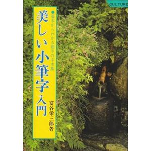 美しい小筆字入門 基本からわかる細字の手本集/富谷栄三郎