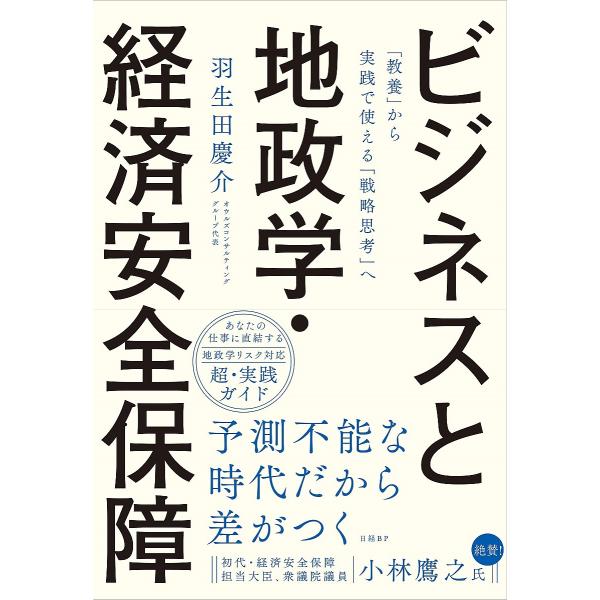 ビジネスと地政学・経済安全保障 「教養」から実践で使える「戦略思考」へ/羽生田慶介