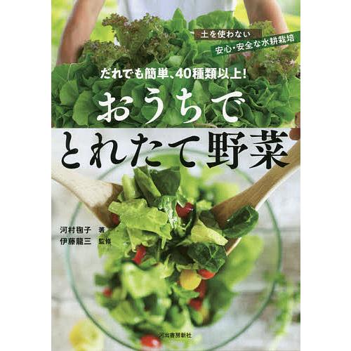 だれでも簡単、40種類以上!おうちでとれたて野菜 土を使わない安心・安全な水耕栽培/河村毬子/伊藤龍...