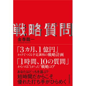 戦略質問 短時間だからこそ優れた打ち手がひらめく/金巻龍一｜boox