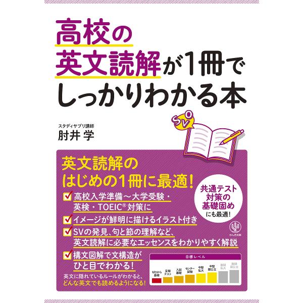 高校の英文読解が1冊でしっかりわかる本 英文読解のはじめの1冊に最適!/肘井学