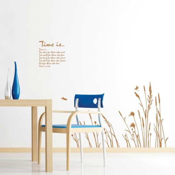 ウォールステッカー 花 フラワー 転写式 北欧