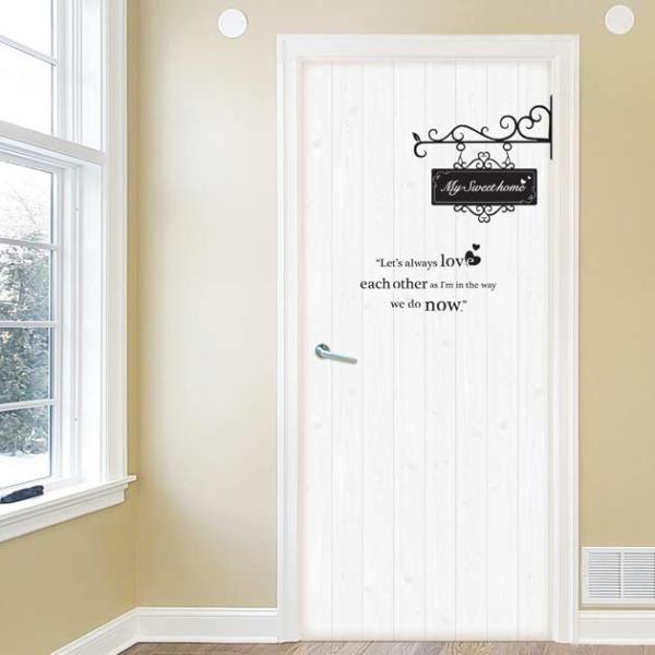 ウォールステッカー 転写式タイプ 看板 スイートホーム