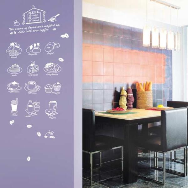 ウォールステッカー 柄 シール カフェストーリ