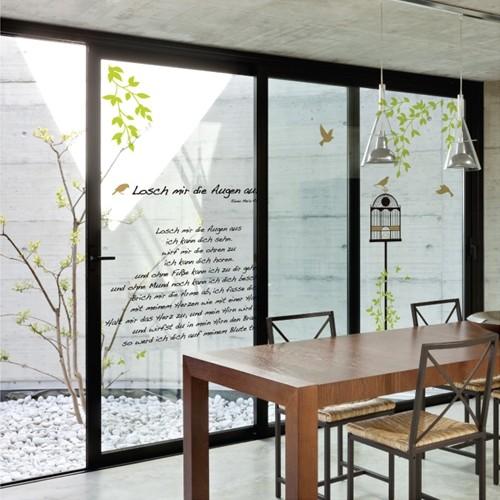 ウォールステッカー シンプル シール 北欧 シール 庭園