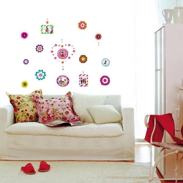 ウォールステッカー 花 フラワー シール 北欧