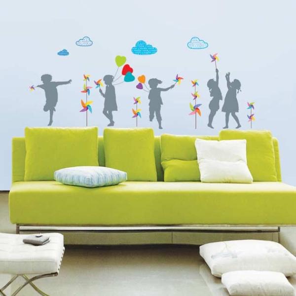 ウォールステッカー シール はがせる 壁 北欧