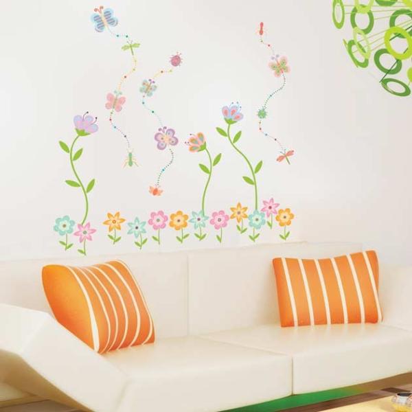 ウォールステッカー 花 フラワー シール 北欧