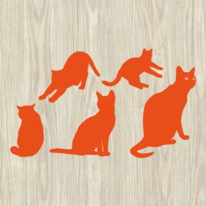 ウォールステッカー 猫 ネコ ねこ 黒猫 シー...の詳細画像3
