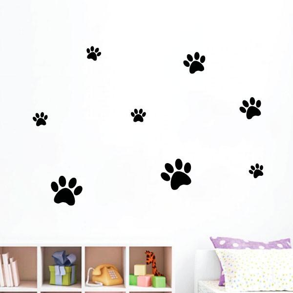 ウォールステッカー 猫の足跡 ネコ ねこ シール