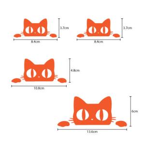 ウォールステッカー 猫 ネコ ねこ 黒猫 シールの詳細画像1
