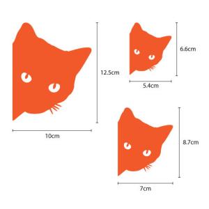 ウォールステッカー 猫 ネコ ねこ シールの詳細画像1