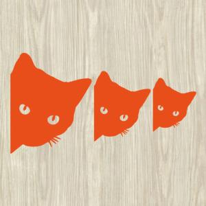 ウォールステッカー 猫 ネコ ねこ シールの詳細画像3