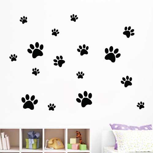 ウォールステッカー 猫の足跡 ネコ ねこ 肉球 シール