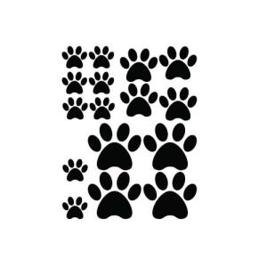ウォールステッカー 猫の足跡 ネコ 正規激安 ねこ シール