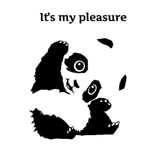 ウォールステッカー パンダ クマ 動物 シール