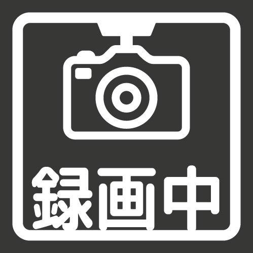 カーステッカー 車 ドラレコ ドライブレコーダー 録画中 ウォールステッカー REC ドア 玄関