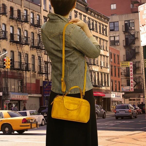 本革　ハンドバッグ　財布　ポーチ　うなぎの革　イールスキン　ヌタウナギの革　オリジナルスタッフポシェ...