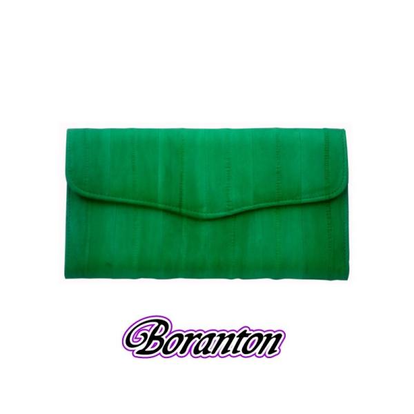 ラッピング無料　本革　レディース　長財布　うなぎの革　イールスキン　ケープウォレット