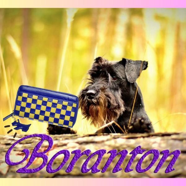 送料無料　ラッピング無料　本革　長財布　メンズ　レディース　うなぎの革　イールスキン　編み込みラウン...