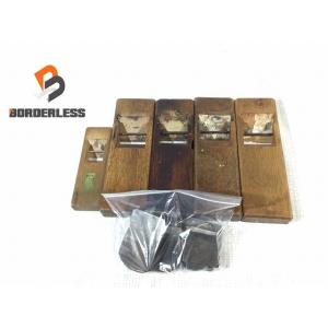 ☆中古品☆鉋 かんな カンナ 延弘 忠生 来源次 廣貞 名不明 合計5点セット 大工道具 ハンドツー...