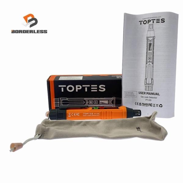 ☆比較的綺麗☆TOPTES トップテス ガス漏れ検知器 PT199 可燃性ガス漏れ探知機122350