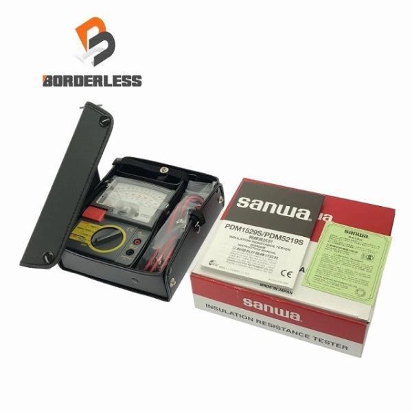 ☆未使用品☆sanwa 三和電気計器株式会社 絶縁抵抗計 PDM5219S ケース付 定格電圧3レン...
